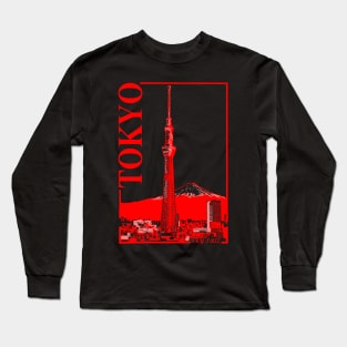 Tokyo-Sky Tree Long Sleeve T-Shirt